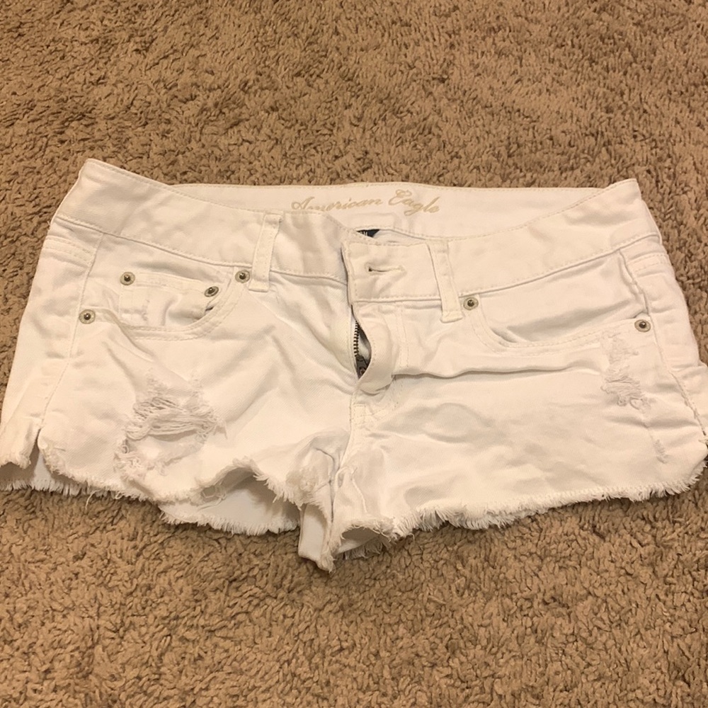 White short shorts